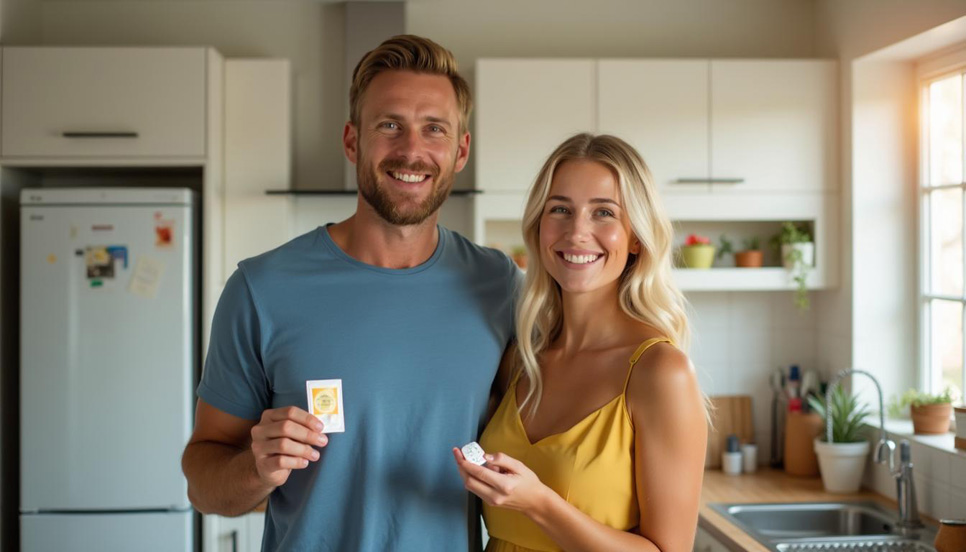 Coppia che sceglie insieme il contraccettivo giusto