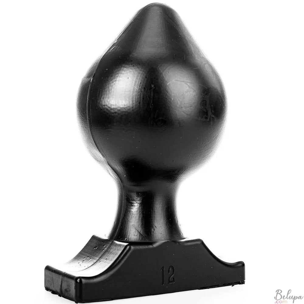 Sex Shop Giant Anal Plug Plug 12 All Black EN BE4219032