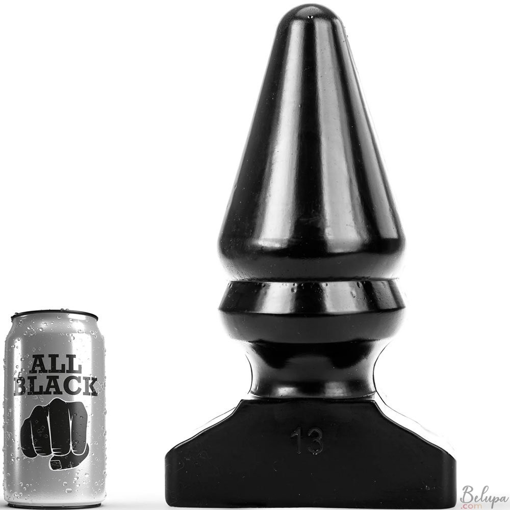 Sex Shop Giant Anal Plug Pop 13 All Black EN BE4219933